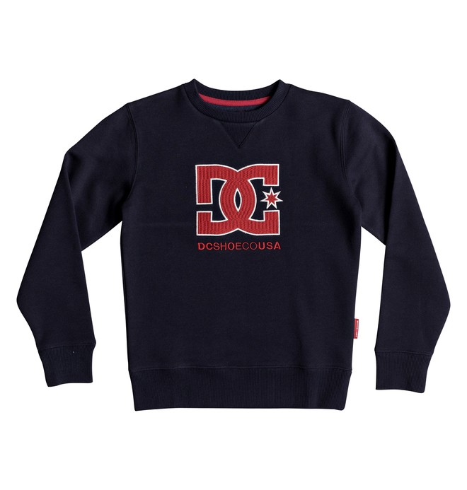 dcshoes, Glenridge - Sweatshirt for Boys 8-16, BLACK IRIS (btl0) 0 Glenridge - Sweatshirt for Boys 8-16 Blue EDBFT03137 DC Shoes