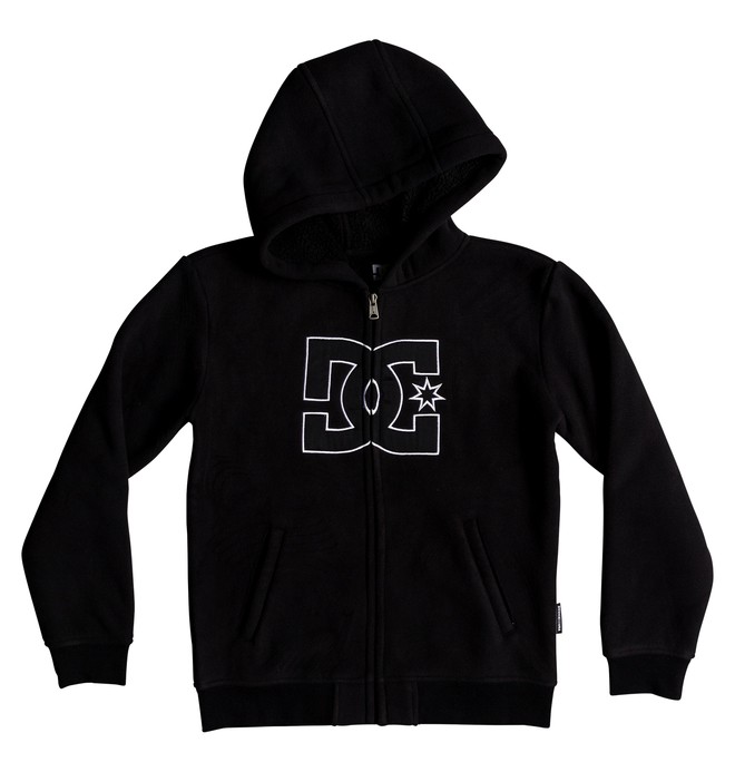 dcshoes, Boy's 8-16 New Star Sherpa Zip-Up Hoodie, BLACK (kvj0) 0 Boy's 8-16 New Star Sherpa Zip-Up Hoodie EDBFT03142 DC Shoes