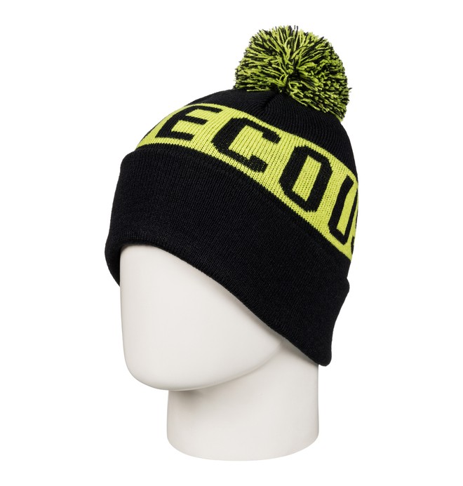 dcshoes, Chester - Bommelmütze für Jungen 8-16, BLACK (kvj0) 0 Chester - Bommelmütze für Jungen 8-16 Schwarz EDBHA03015 DC Shoes