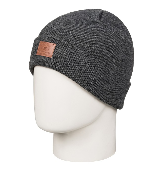 dcshoes, Label - Fischerbeanie für Jungen 8-16, DARK SHADOW HEATHER (krp1) 0 Label - Fischerbeanie für Jungen 8-16 Schwarz EDBHA03016 DC Shoes