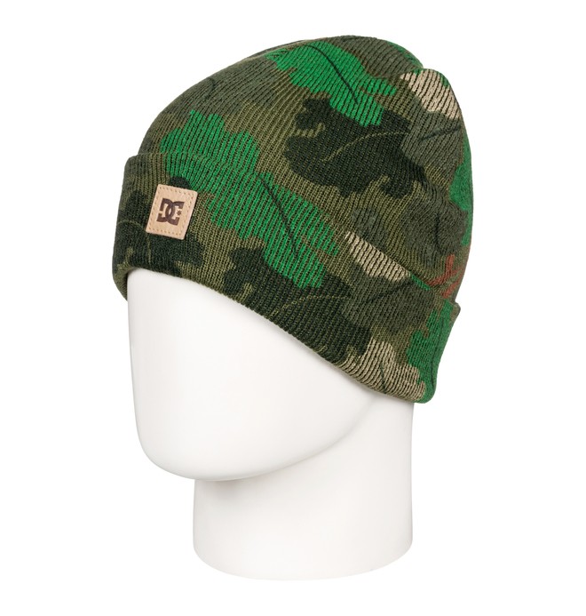 dcshoes, Boy's 8-16 Label Beanie, CHIVE LEAF CAMO YOUTH (gry6) 0 Boy's 8-16 Label Beanie Green EDBHA03022 DC Shoes