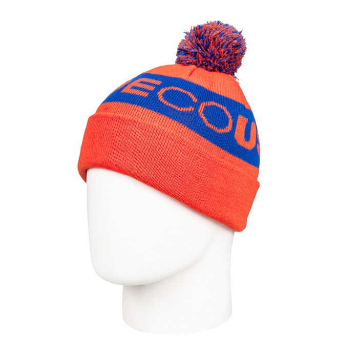 dcshoes, Boy's 8-16 Chester Beanie, RED ORANGE (nmn0) 0 Boy's 8-16 Chester Beanie Orange EDBHA03023 DC Shoes
