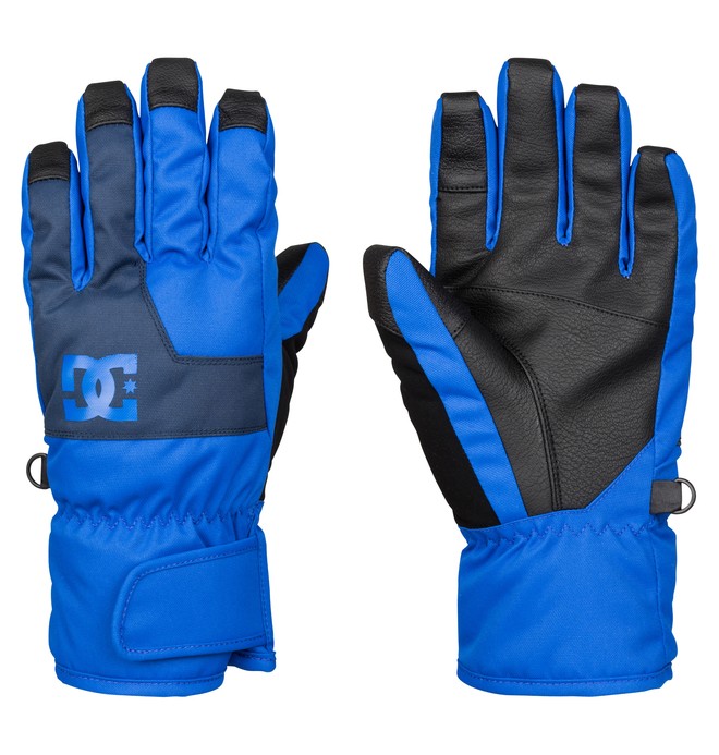 dcshoes, Boy's 8-16 Seger Snow Gloves, NAUTICAL BLUE (bqr0) 0 Boy's 8-16 Seger Snow Gloves EDBHN03003 DC Shoes