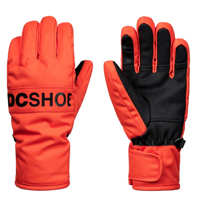 dcshoes, Boy's 8-16 Franchise Snowboard/Ski Gloves, RED ORANGE (nmn0) 0 Boy's 8-16 Franchise Snowboard/Ski Gloves Orange EDBHN03008 DC Shoes