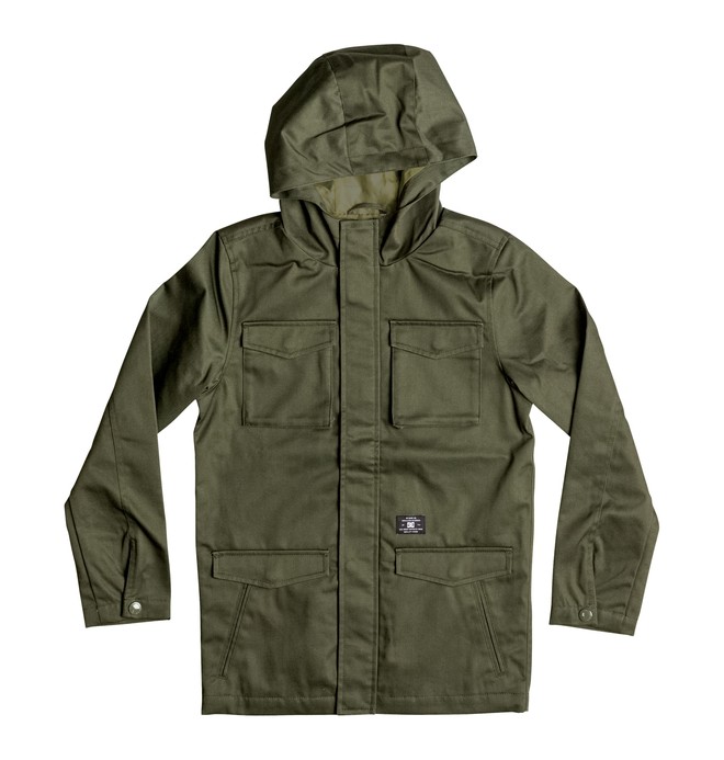 dcshoes, Boy's 8-16 Mastadon M65 Jacket, FATIGUE GREEN (cqy0) 0 Boy's 8-16 Mastadon M65 Jacket EDBJK03017 DC Shoes