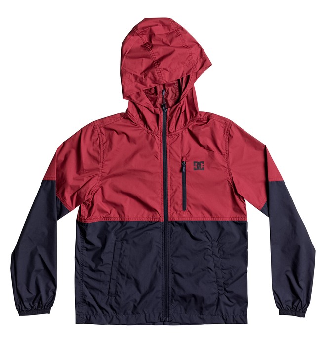 dcshoes, Kid's Dagup Block Windbreaker Jacket, RIO RED (rrk0) 0 Kid's Dagup Block Windbreaker Jacket EDBJK03021 DC Shoes