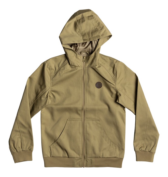 dcshoes, Ellis Light 3 - Waterdicht Jack met Capuchon, KHAKI (clm0) 0 Ellis Light 3 - Waterdicht Jack met Capuchon Brown EDBJK03028 DC Shoes