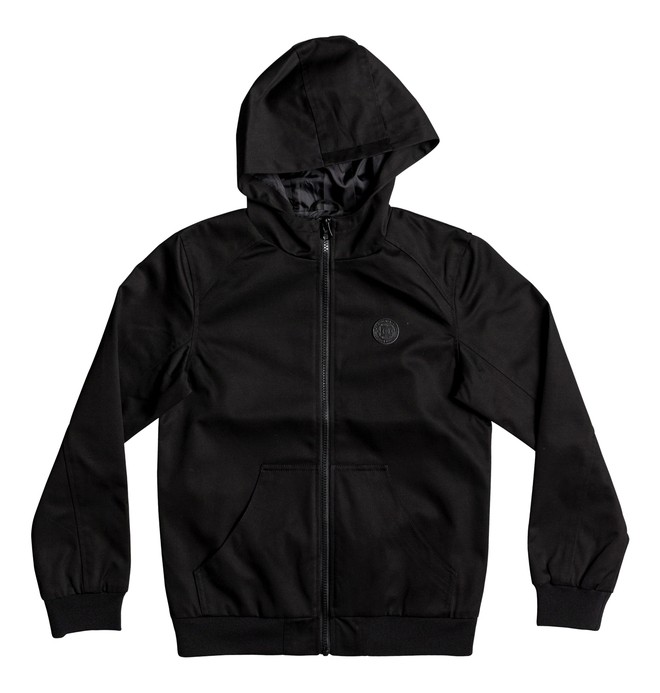 dcshoes, Ellis Light 3 - Waterdicht Jack met Capuchon, BLACK (kvj0) 0 Ellis Light 3 - Waterdicht Jack met Capuchon Black EDBJK03028 DC Shoes