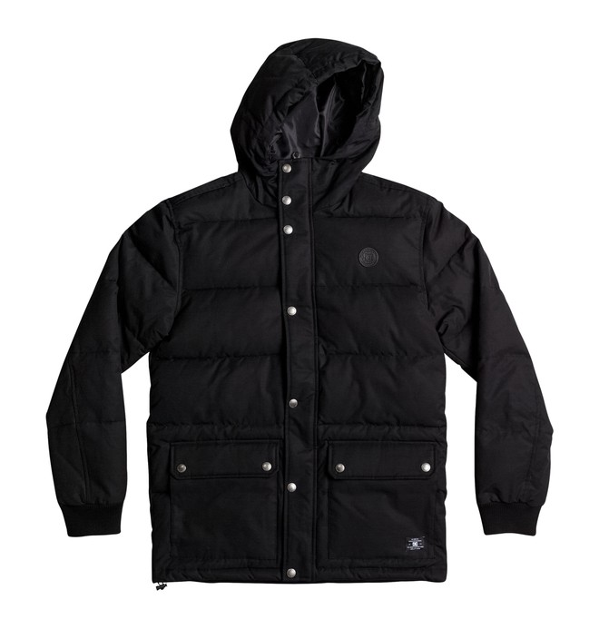 dcshoes, Boy's 8-16 Aydon Hooded Puffer Jacket, BLACK (kvj0) 0 Boy's 8-16 Aydon Hooded Puffer Jacket EDBJK03034 DC Shoes