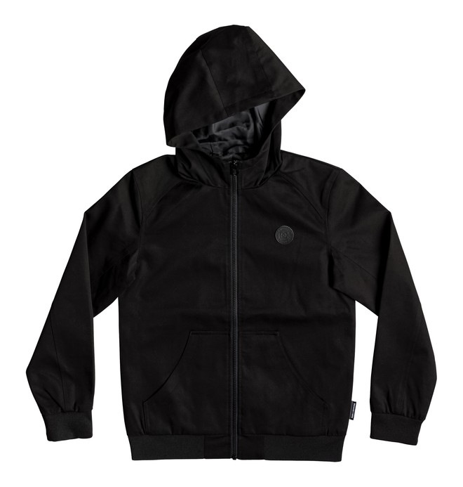 dcshoes, Boy's 8-16 Ellis Water-Resistant Hooded Jacket, BLACK (kvj0) 0 Boy's 8-16 Ellis Water-Resistant Hooded Jacket Black EDBJK03044 DC Shoes