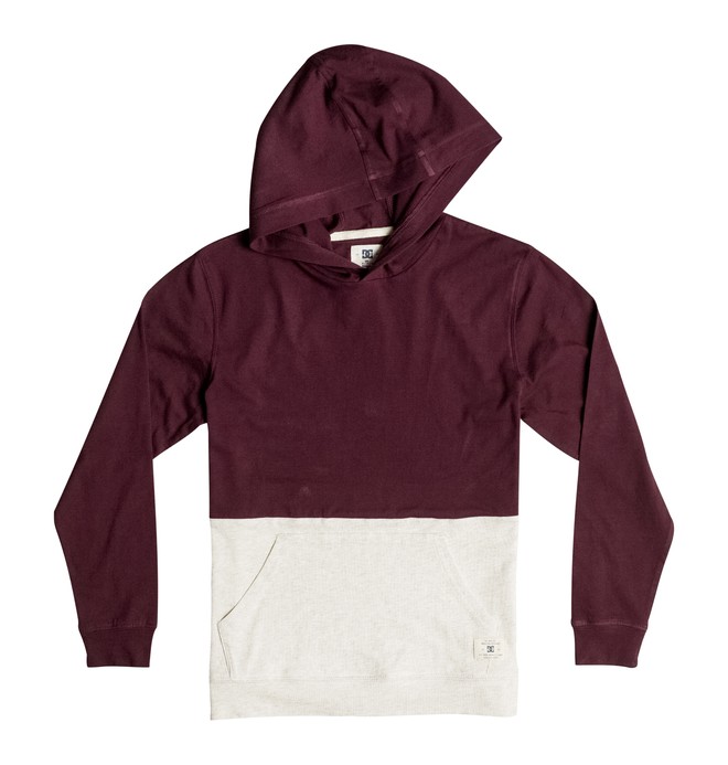 dcshoes, Boy's 8-16 Heroland Hooded Long Sleeve Tee, WINETASTING (rtf0) 0 Boy's 8-16 Heroland Hooded Long Sleeve Tee EDBKT03057 DC Shoes