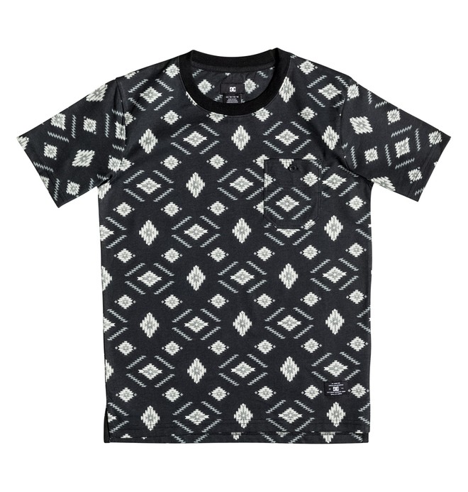 dcshoes, Amherst - Tee-Shirt, BLACK ETHNIC PRINT (kvj5) 0 Amherst - Tee-Shirt EDBKT03059 DC Shoes