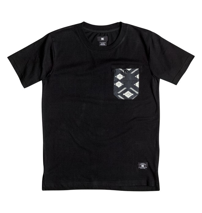 dcshoes, Lubbock - Pocket T-Shirt, BLACK ETHNIC PRINT (kvj5) 0 Lubbock - Pocket T-Shirt EDBKT03060 DC Shoes