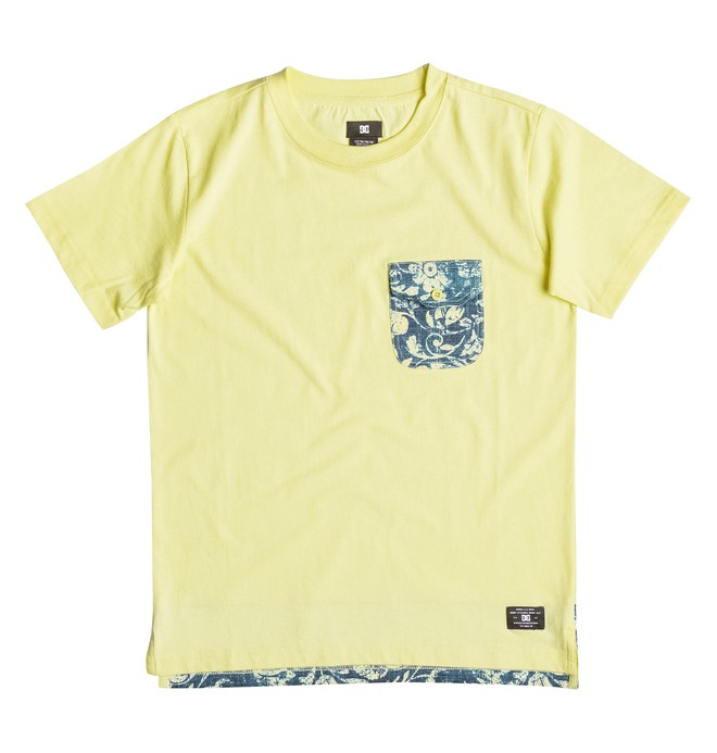 dcshoes, Owensboro - T-shirt met Borstzak, CHARDONNAY REGAL RAGS (yep1) 0 Owensboro - T-shirt met Borstzak Yellow EDBKT03072 DC Shoes