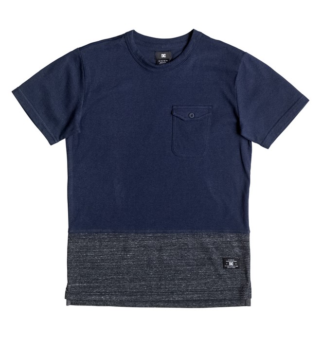 dcshoes, Enderlin - Tee-Shirt à poche, DARK INDIGO (byj0) 0 Enderlin - Tee-Shirt à poche Bleu EDBKT03073 DC Shoes