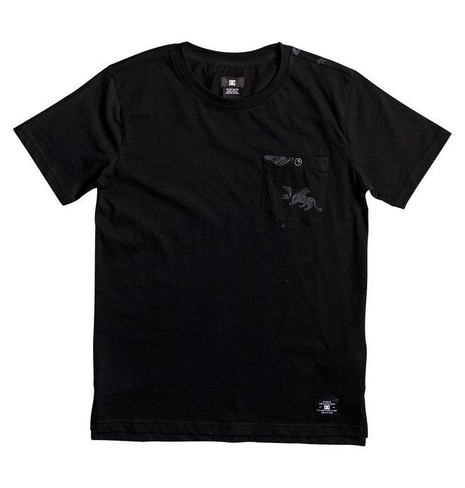 dcshoes, Waterglen - Maglietta, BLACK TIGER AMBUSH (kvj6) 0 Waterglen - Maglietta Black EDBKT03084 DC Shoes