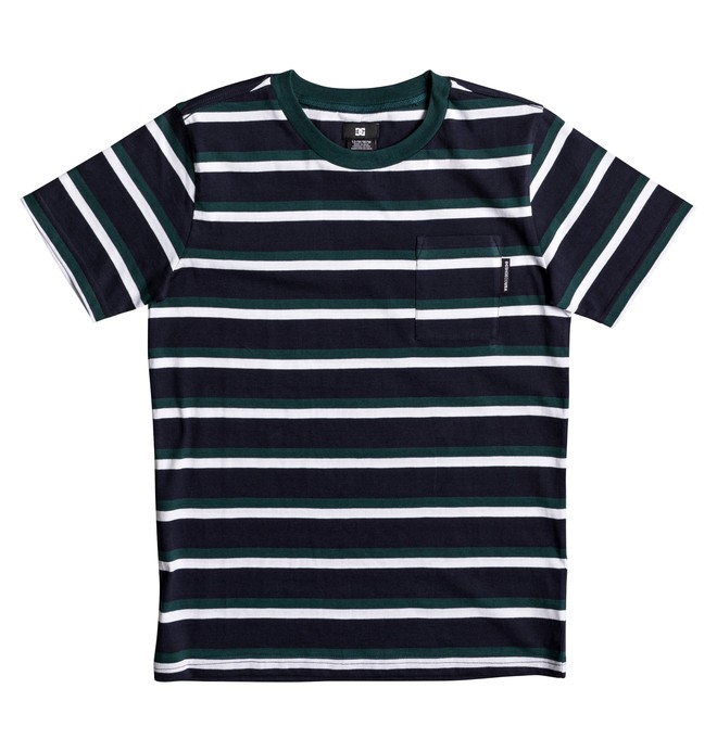 dcshoes, Oakride - T Shirt col rond, DARK INDIGO (byj0) 0 Oakride - T Shirt col rond Bleu EDBKT03089 DC Shoes