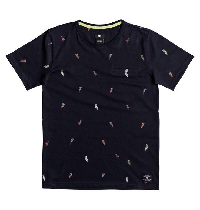 dcshoes, Boy's 8-16 2Can Tee, DARK INDIGO TOUCAN (byj9) 0 Boy's 8-16 2Can Tee Blue EDBKT03091 DC Shoes