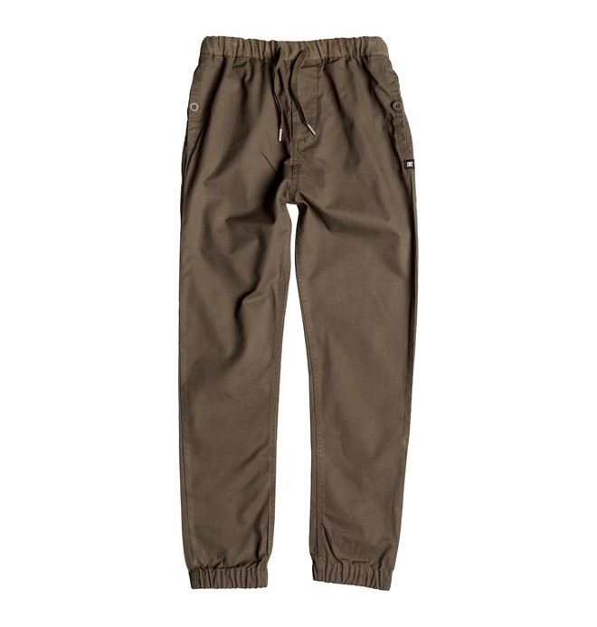 dcshoes, Langdale - Pantalon de jogging en sergé, TAUPE (tms0) 0 Langdale - Pantalon de jogging en sergé Beige EDBNP03004 DC Shoes
