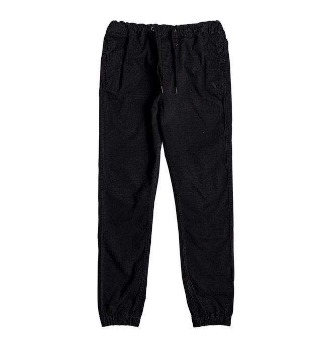 dcshoes, Boy's 8-16 Blamedale Chino Joggers, BLACK (kvj0) 0 Boy's 8-16 Blamedale Chino Joggers EDBNP03017 DC Shoes