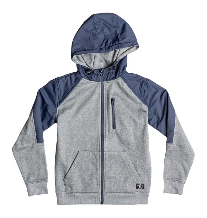 dcshoes, Evansville - Zip-Up Hoodie, BLUE IRIS (btl0) 0 Evansville - Zip-Up Hoodie EDBPF03007 DC Shoes
