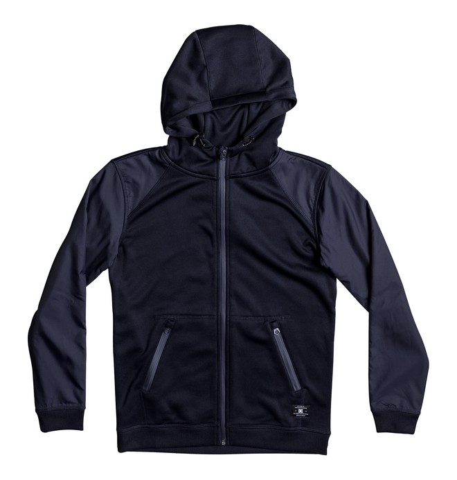 dcshoes, Wentley - Sweat à capuche zippé en polaire pour Garçon 8-16 ans, DARK INDIGO (byj0) 0 Wentley - Sweat à capuche zippé en polaire pour Garçon 8-16 ans EDBPF03008 DC Shoes