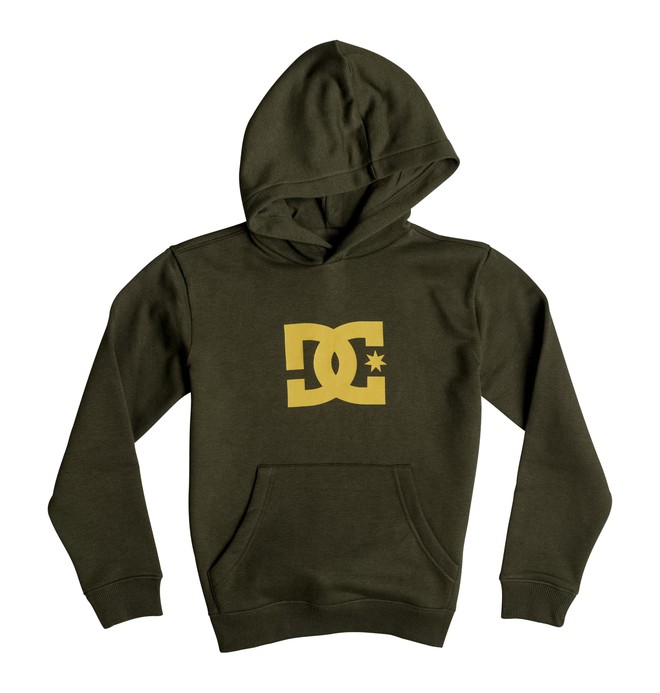 dcshoes, Boy's 8-16 Star Hoodie, DARK OLIVE (csn0) 0 Boy's 8-16 Star Hoodie EDBSF03038 DC Shoes