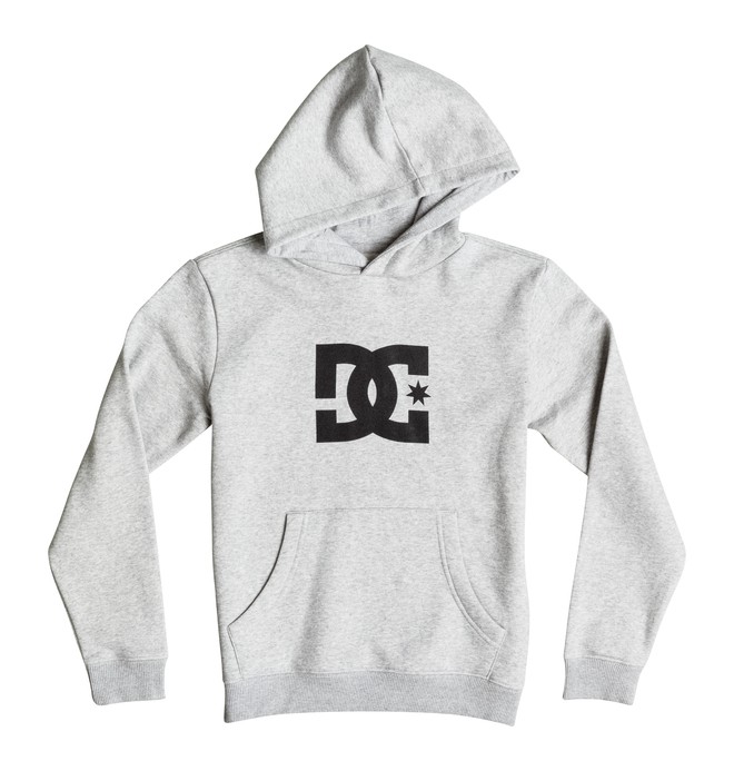 dcshoes, Star - Sweat à capuche pour Garçon 8-16 ans, GREY HEATHER (knfh) 0 Star - Sweat à capuche pour Garçon 8-16 ans Noir EDBSF03038 DC Shoes