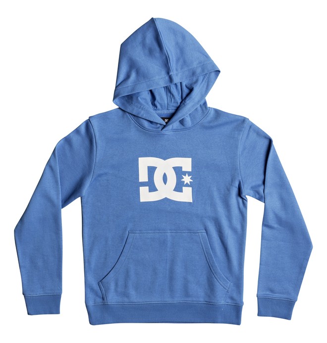 dcshoes, Star - Hoodie for Boys 8-16, CAMPANULA/ SNOW WHITE (xbbw) 0 Star - Hoodie for Boys 8-16 Blue EDBSF03038 DC Shoes