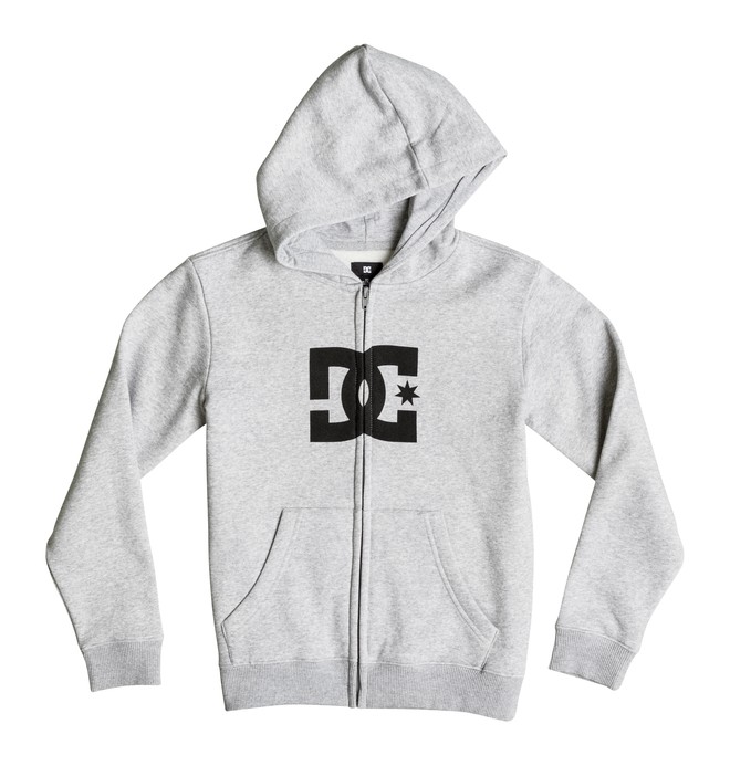 dcshoes, Star - Zip-Up Hoodie for Boys 8-16, HEATHER GREY (knfh) 0 Star - Zip-Up Hoodie for Boys 8-16 EDBSF03039 DC Shoes