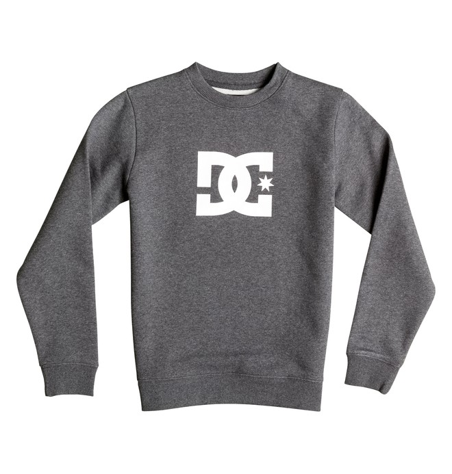 dcshoes, Star - Sweat pour Garçon 8-16 ans, CHARCOAL HEATHER (kteh) 0 Star - Sweat pour Garçon 8-16 ans EDBSF03040 DC Shoes