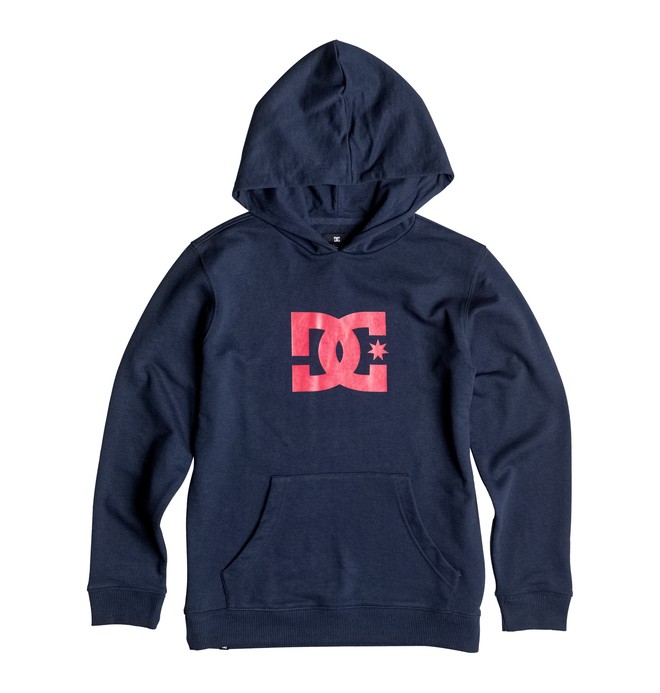 dcshoes, Boy's 8-16 Star Pull Over Hoodie, BLUE IRIS (btl0) 0 Boy's 8-16 Star Pull Over Hoodie EDBSF03058 DC Shoes