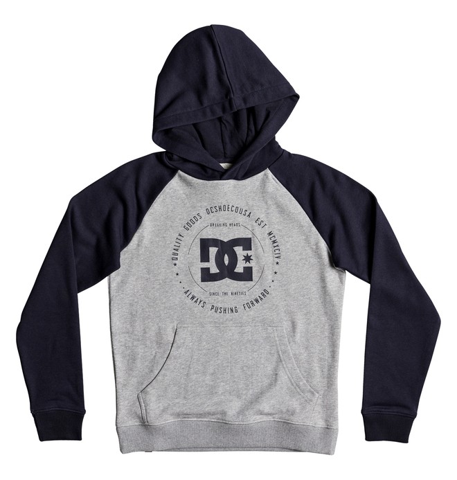dcshoes, Rebuilt - Sweat à capuche pour Garçon 8-16 ans, DARK INDIGO/ HEATHER GREY (xbbs) 0 Rebuilt - Sweat à capuche pour Garçon 8-16 ans Bleu EDBSF03079 DC Shoes