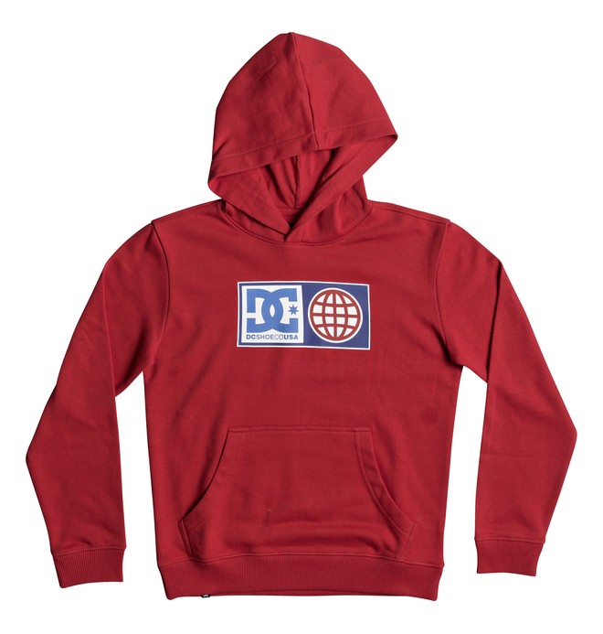 dcshoes, Global Salute - Hoodie for Boys 8-16, TANGO RED (rrh0) 0 Global Salute - Hoodie for Boys 8-16 Red EDBSF03082 DC Shoes