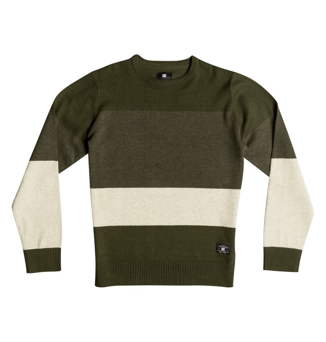 dcshoes, Boy's 8-16 Bent Bow Sweater, DARK OLIVE (csn0) 0 Boy's 8-16 Bent Bow Sweater EDBSW03010 DC Shoes