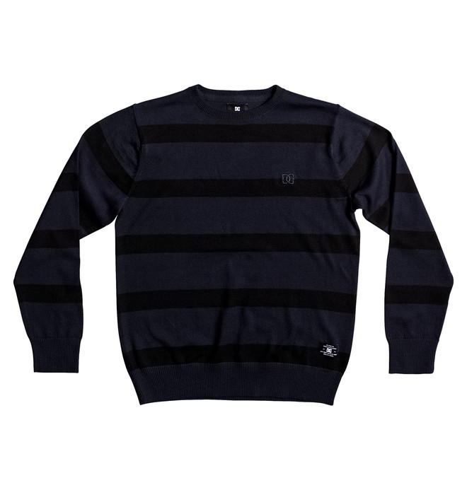 dcshoes, Sabotage Stripe - Felpa, DARK INDIGO (byj0) 0 Sabotage Stripe - Felpa Blue EDBSW03012 DC Shoes