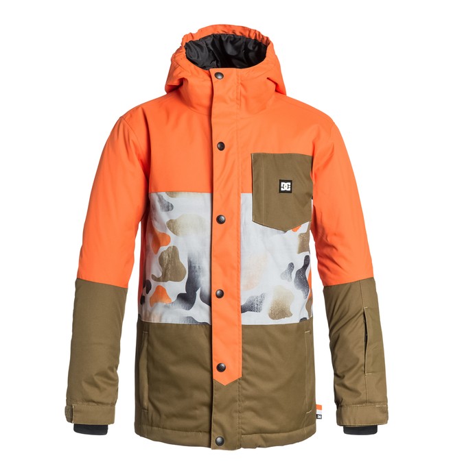 dcshoes, Boy's Defy Snow Jacket, MANDARIN (nlk0) 0 Boy's Defy Snow Jacket EDBTJ03003 DC Shoes