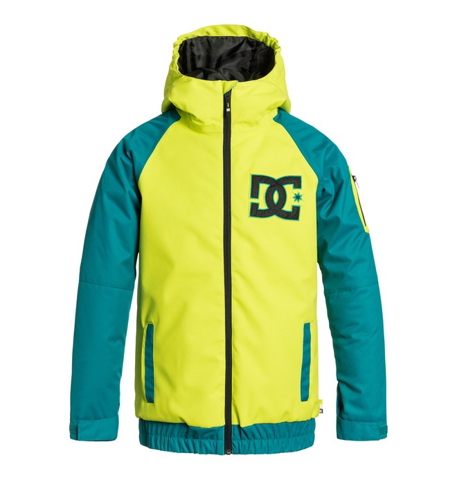 dcshoes, Boy's Troop Snow Jacket, LIME PUNCH (ggy0) 0 Boy's Troop Snow Jacket EDBTJ03005 DC Shoes