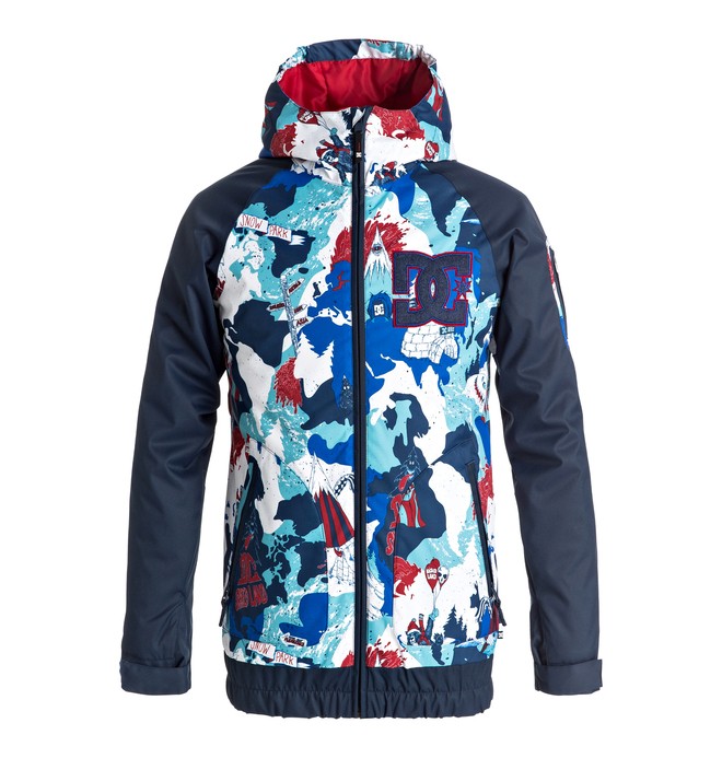dcshoes, Troop - Snow Jacke für Jungen 8-16, SHRED LAND (bqr6) 0 Troop - Snow Jacke für Jungen 8-16 Blau EDBTJ03019 DC Shoes