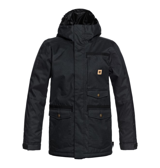 dcshoes, Boy's 8-16 Servo Snow Jacket, BLACK (kvj0) 0 Boy's 8-16 Servo Snow Jacket Black EDBTJ03026 DC Shoes