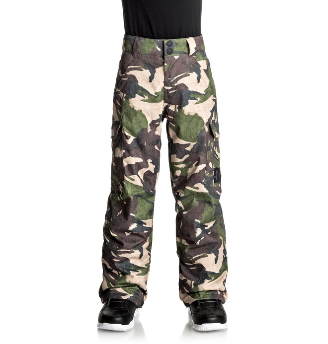 dcshoes, Banshee - Snow Pants, BRITISH WOODLAND CAMO YOUTH (gry6) 0 Banshee - Snow Pants Green EDBTP03006 DC Shoes