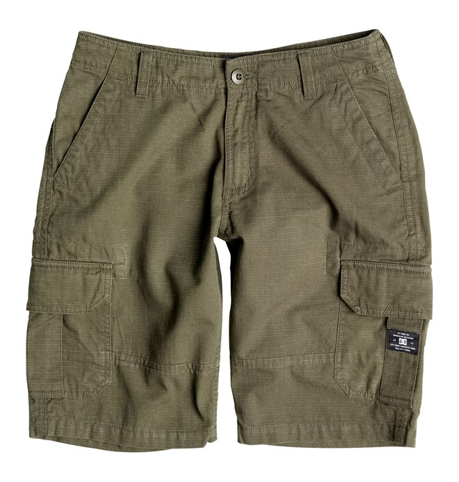 dcshoes, Niños 8-16 Cargo Shorts Ripstop 18", FATIGUE GREEN (cqy0) 0 Niños 8-16 Cargo Shorts Ripstop 18" EDBWS03018 DC Shoes