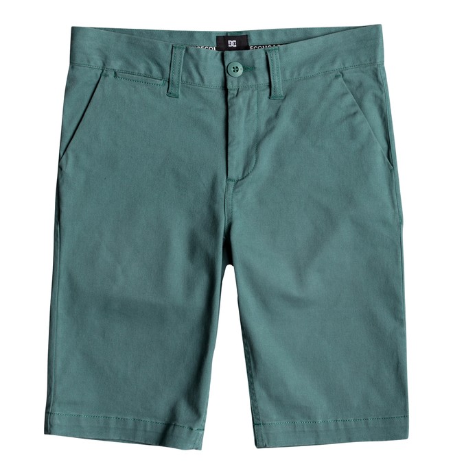 dcshoes, Worker - Chino Shorts für Jungen 8-16, DEEP SEA (gmw0) 0 Worker - Chino Shorts für Jungen 8-16 Grün EDBWS03045 DC Shoes
