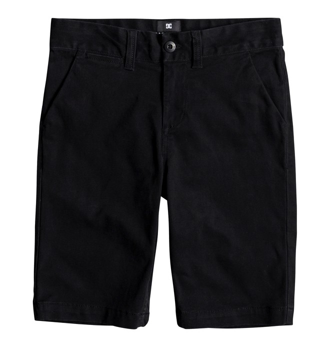 dcshoes, Worker - Chino Shorts für Jungen 8-16, BLACK (kvj0) 0 Worker - Chino Shorts für Jungen 8-16 Schwarz EDBWS03045 DC Shoes