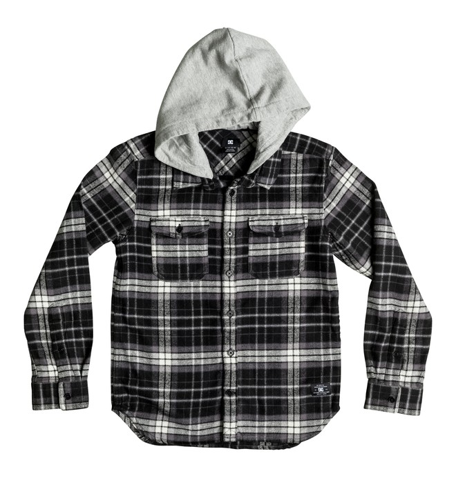 dcshoes, Runnels Flannel - Chemise à manches longues et à capuche, BLACK RUNNELS (kvj4) 0 Runnels Flannel - Chemise à manches longues et à capuche EDBWT03018 DC Shoes