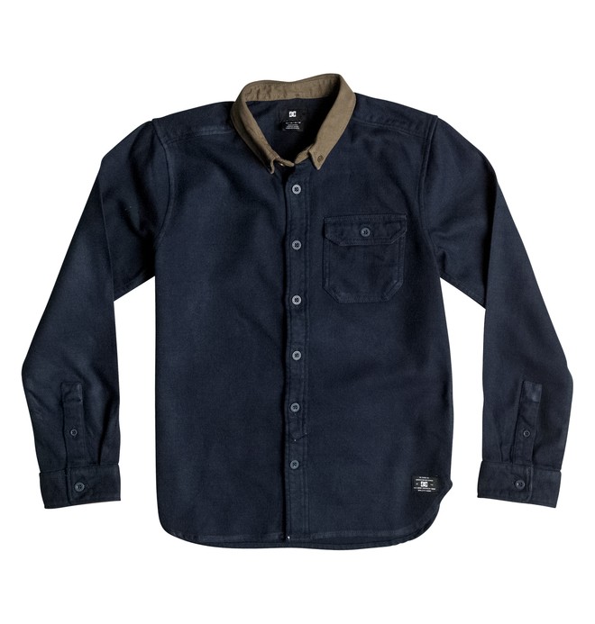 dcshoes, Wallingstone Flannel - Long Sleeve Shirt, BLUE IRIS (btl0) 0 Wallingstone Flannel - Long Sleeve Shirt Blue EDBWT03019 DC Shoes