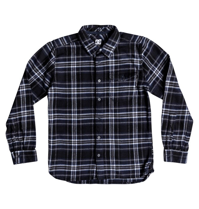 dcshoes, Marsha - Chemise à manches longues en flanelle pour Garçon 8-16 ans, BLACK IRIS (btl0) 0 Marsha - Chemise à manches longues en flanelle pour Garçon 8-16 ans Bleu EDBWT03047 DC Shoes