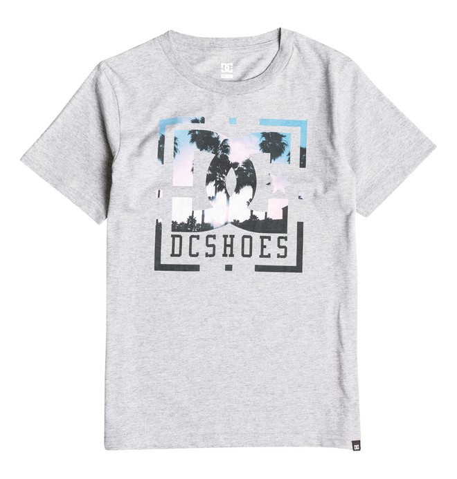 dcshoes, Pacific Palm - T-shirt, HEATHER GREY (knfh) 0 Pacific Palm - T-shirt EDBZT03125 DC Shoes