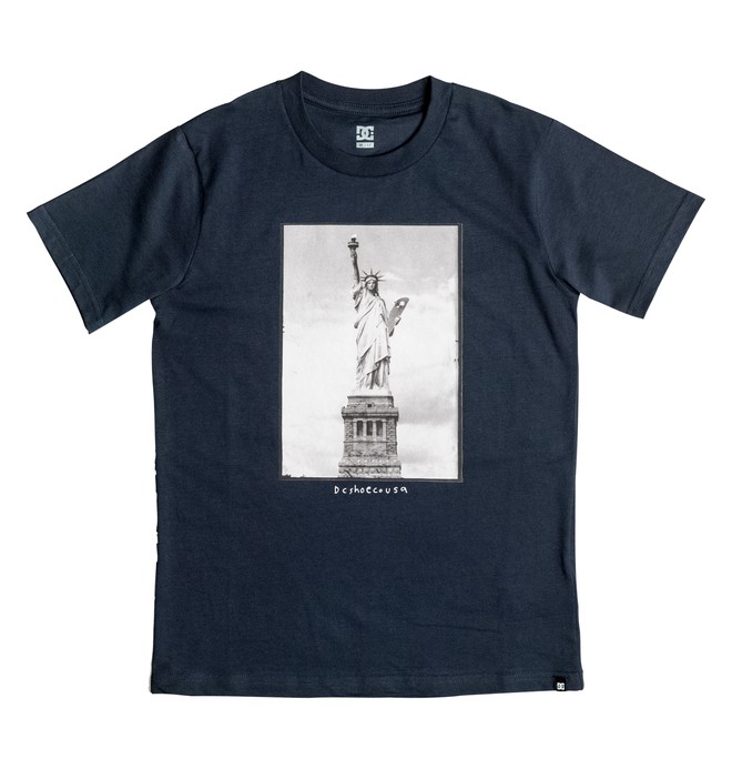 dcshoes, Libertad - Tee-shirt, BLUE IRIS (btl0) 0 Libertad - Tee-shirt EDBZT03157 DC Shoes