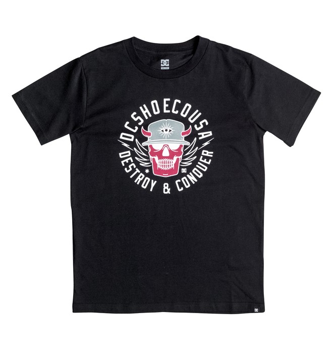 dcshoes, Boy's 8-16 Static Tee, BLACK (kvj0) 0 Boy's 8-16 Static Tee EDBZT03166 DC Shoes